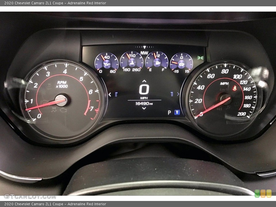Adrenaline Red Interior Gauges for the 2020 Chevrolet Camaro ZL1 Coupe #141418316