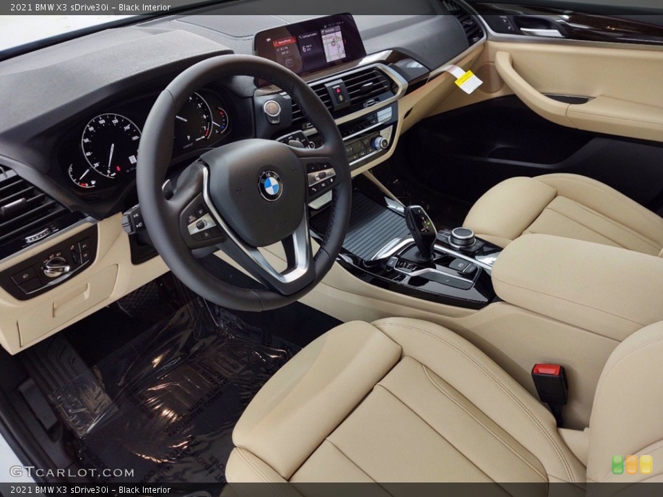 Black Interior Photo for the 2021 BMW X3 sDrive30i #141419387