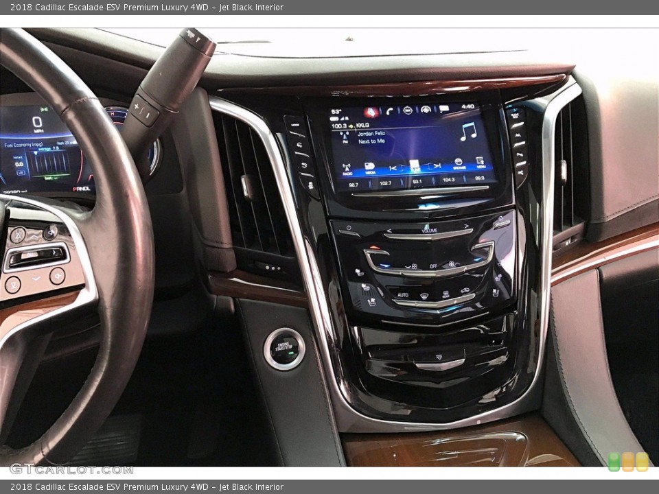 Jet Black Interior Controls for the 2018 Cadillac Escalade ESV Premium Luxury 4WD #141420557