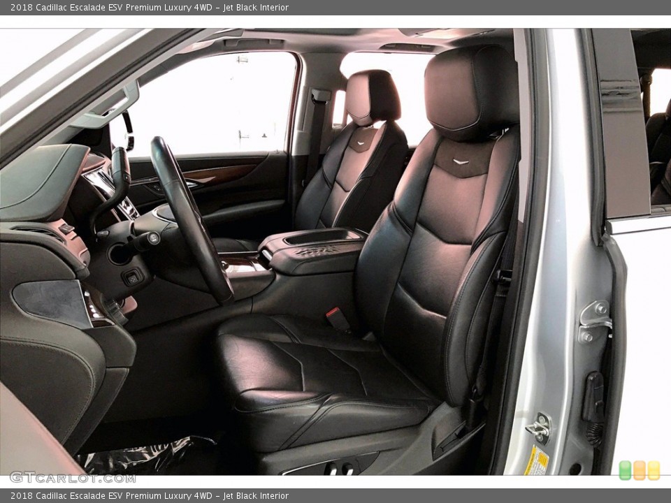 Jet Black Interior Front Seat for the 2018 Cadillac Escalade ESV Premium Luxury 4WD #141420815