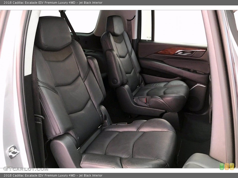Jet Black Interior Rear Seat for the 2018 Cadillac Escalade ESV Premium Luxury 4WD #141420833