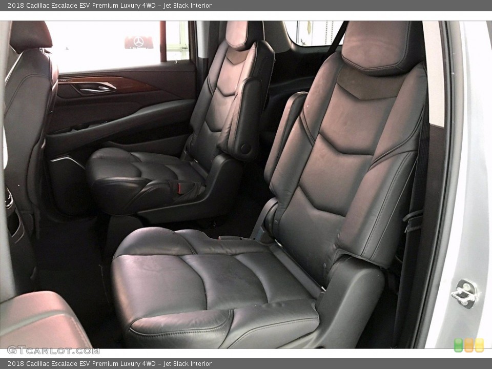Jet Black Interior Rear Seat for the 2018 Cadillac Escalade ESV Premium Luxury 4WD #141420857