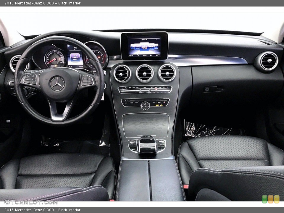 Black Interior Dashboard for the 2015 Mercedes-Benz C 300 #141422093