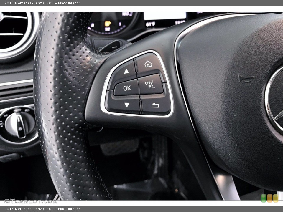 Black Interior Controls for the 2015 Mercedes-Benz C 300 #141422186