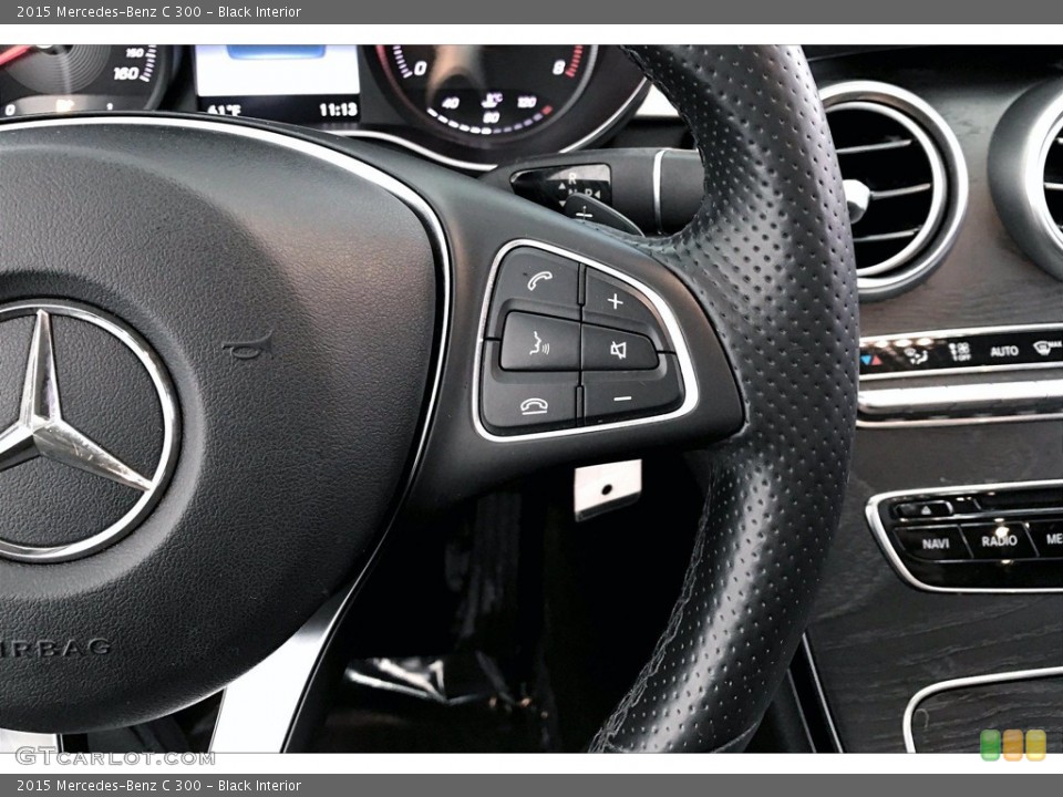 Black Interior Controls for the 2015 Mercedes-Benz C 300 #141422201