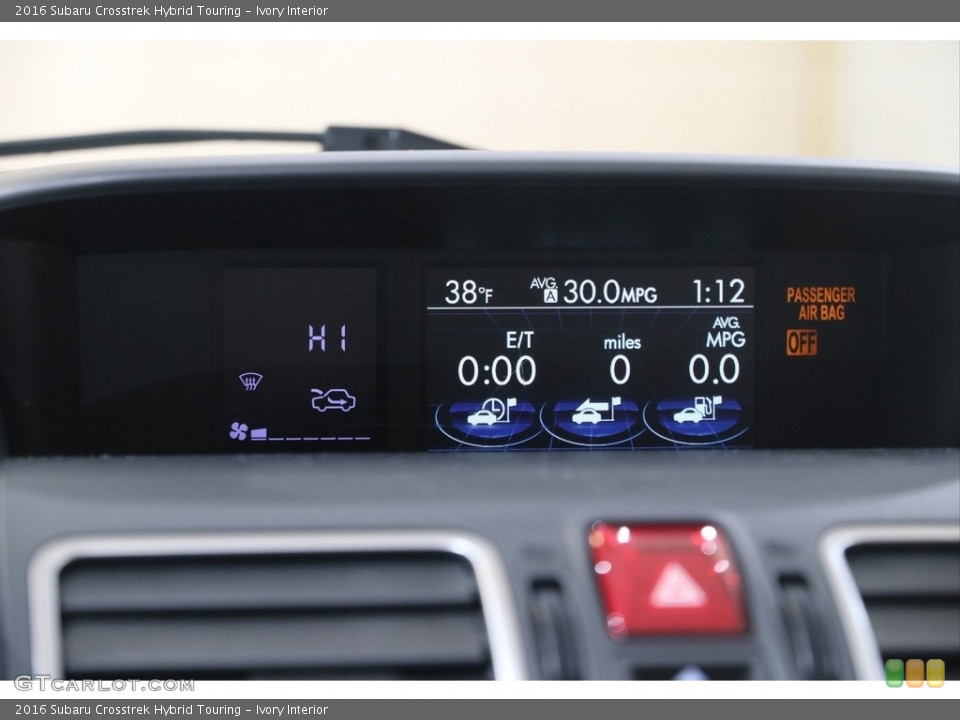 Ivory Interior Controls for the 2016 Subaru Crosstrek Hybrid Touring #141422537