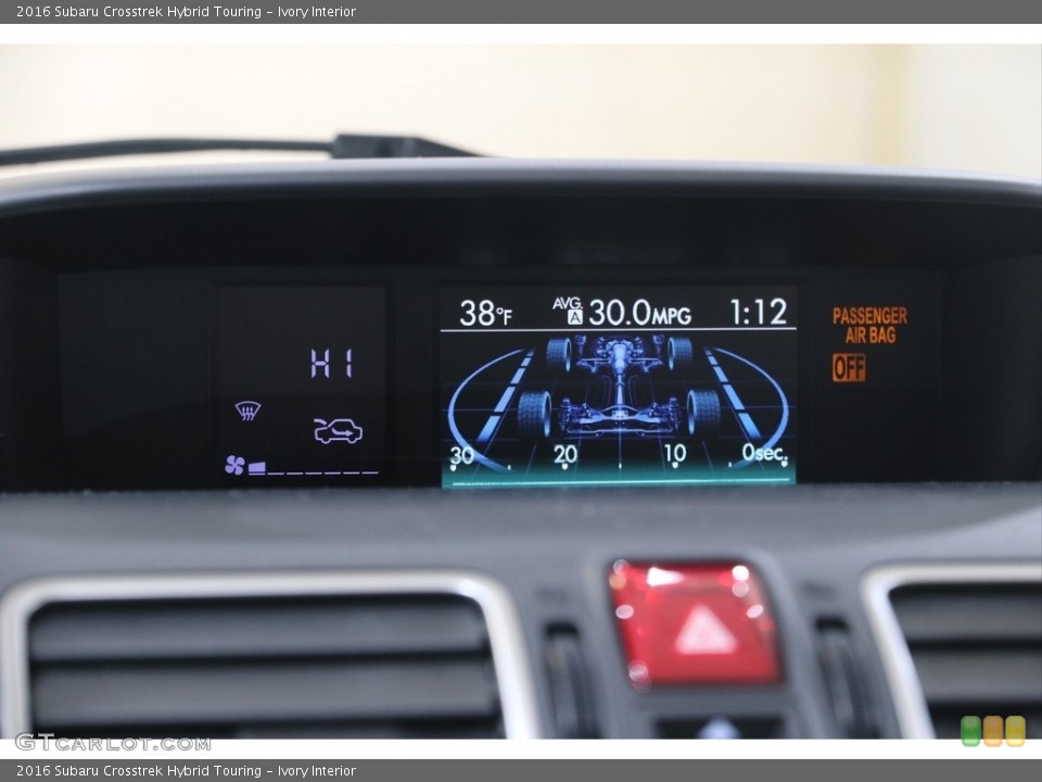 Ivory Interior Controls for the 2016 Subaru Crosstrek Hybrid Touring #141422552