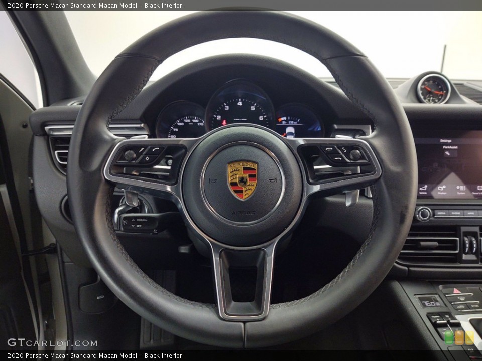 Black Interior Steering Wheel for the 2020 Porsche Macan  #141423672
