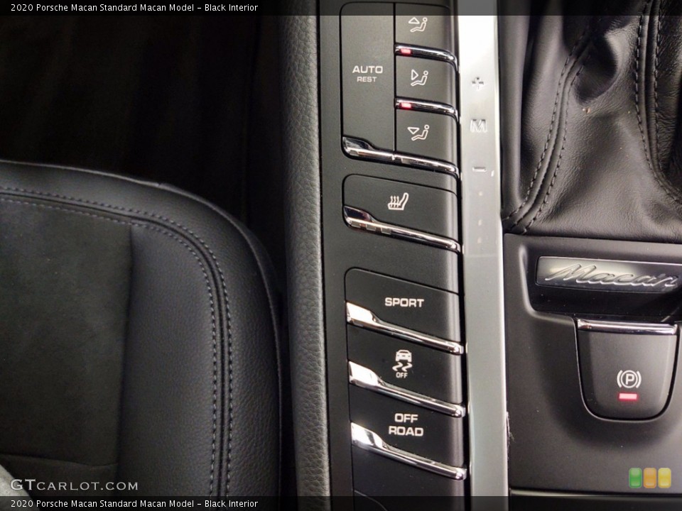 Black Interior Controls for the 2020 Porsche Macan  #141423801