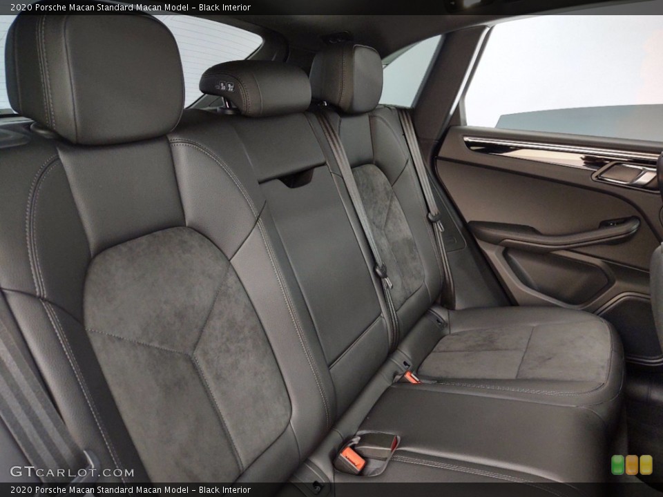 Black Interior Rear Seat for the 2020 Porsche Macan  #141423915