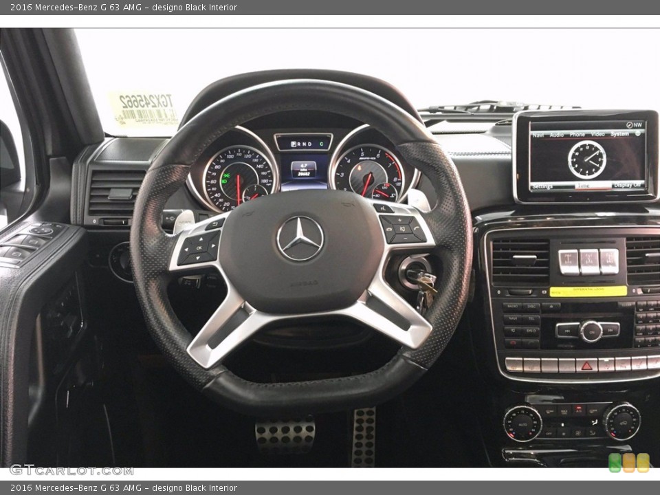 designo Black Interior Steering Wheel for the 2016 Mercedes-Benz G 63 AMG #141425745