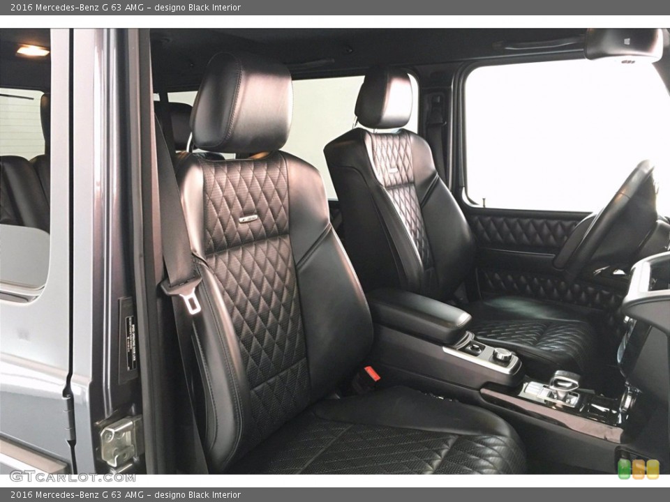 designo Black Interior Front Seat for the 2016 Mercedes-Benz G 63 AMG #141425751