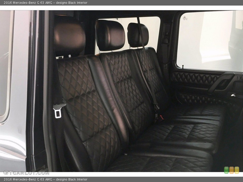 designo Black Interior Rear Seat for the 2016 Mercedes-Benz G 63 AMG #141425772