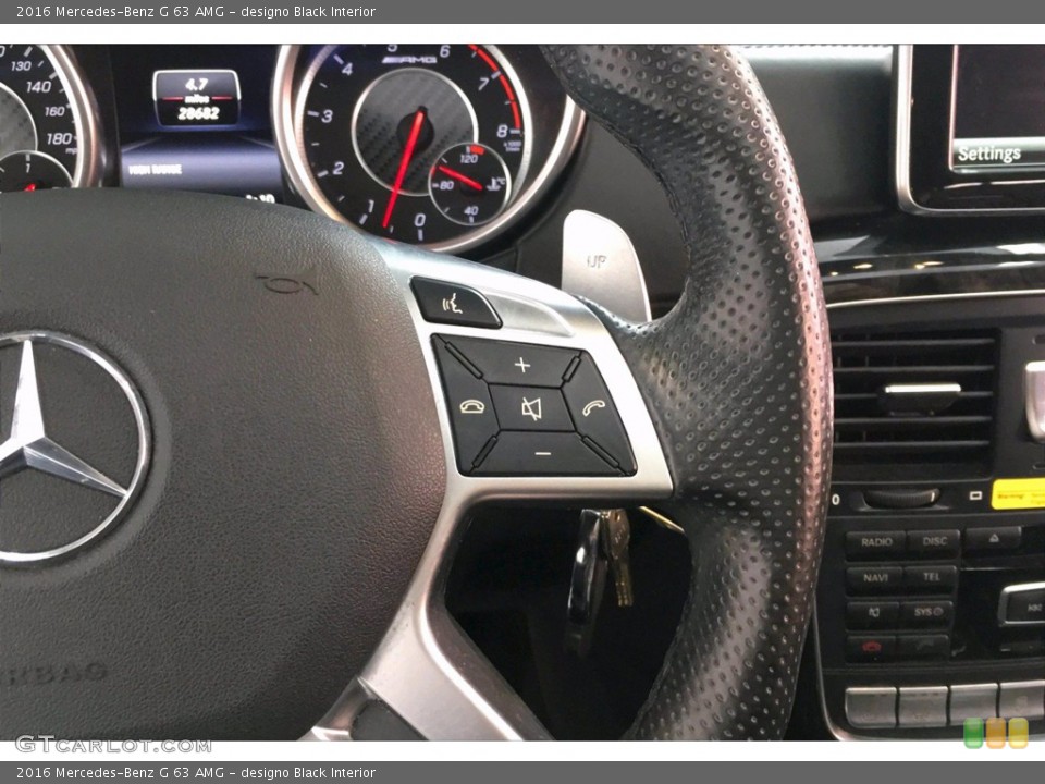 designo Black Interior Controls for the 2016 Mercedes-Benz G 63 AMG #141425790