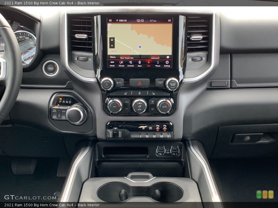 Black Interior Controls for the 2021 Ram 1500 Big Horn Crew Cab 4x4 #141426718