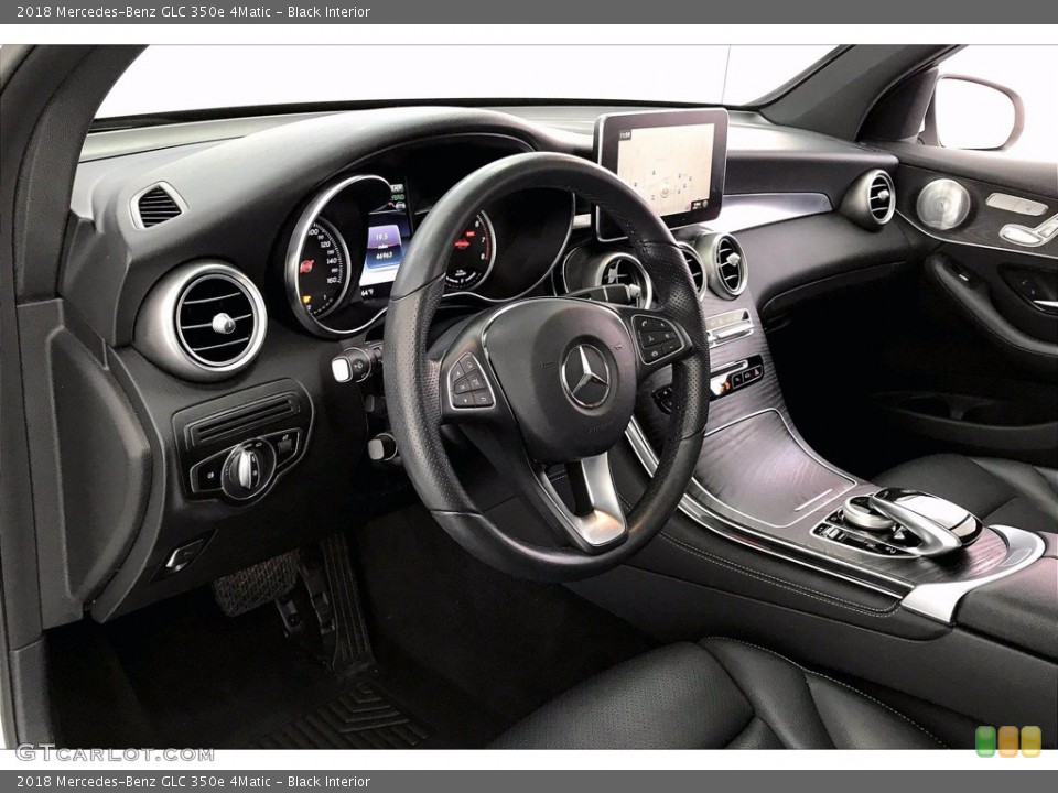 Black Interior Steering Wheel for the 2018 Mercedes-Benz GLC 350e 4Matic #141427345