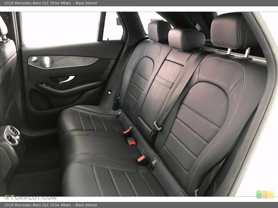 Black Interior Rear Seat for the 2018 Mercedes-Benz GLC 350e 4Matic #141427500