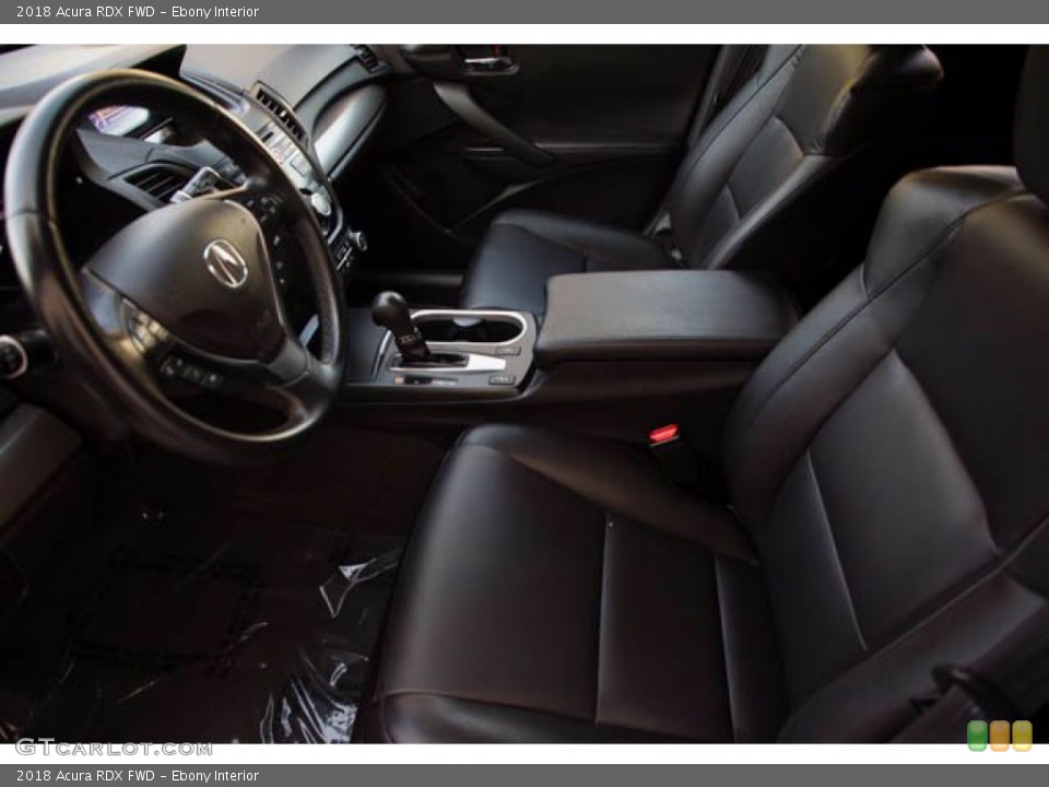 Ebony Interior Front Seat for the 2018 Acura RDX FWD #141429538