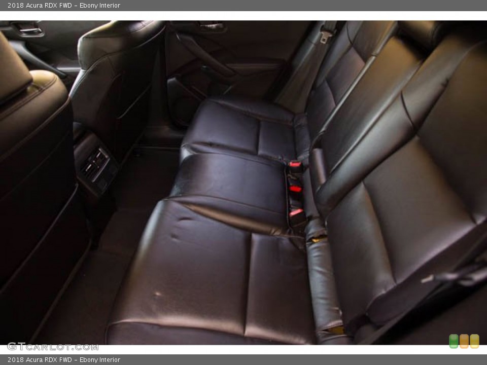 Ebony Interior Rear Seat for the 2018 Acura RDX FWD #141429563