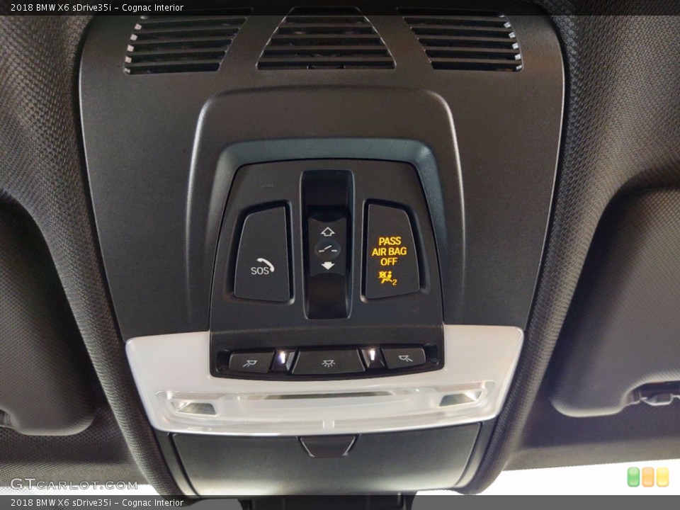 Cognac Interior Controls for the 2018 BMW X6 sDrive35i #141429732