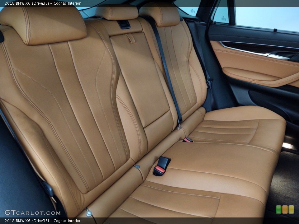 Cognac Interior Rear Seat for the 2018 BMW X6 sDrive35i #141429882
