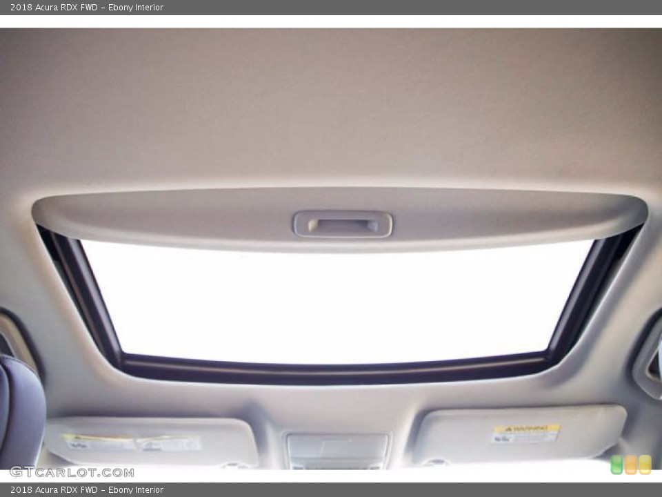 Ebony Interior Sunroof for the 2018 Acura RDX FWD #141429898