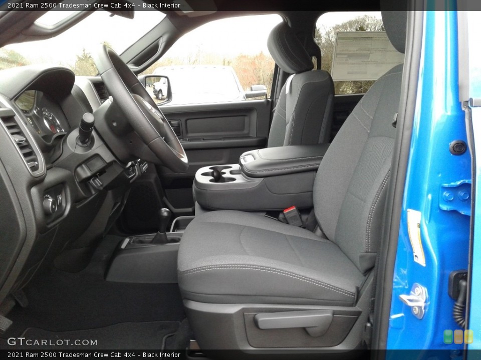 Black Interior Front Seat for the 2021 Ram 2500 Tradesman Crew Cab 4x4 #141434950