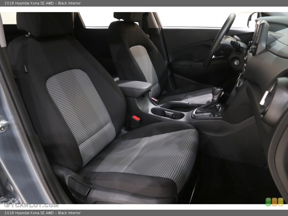 Black Interior Front Seat for the 2018 Hyundai Kona SE AWD #141436603