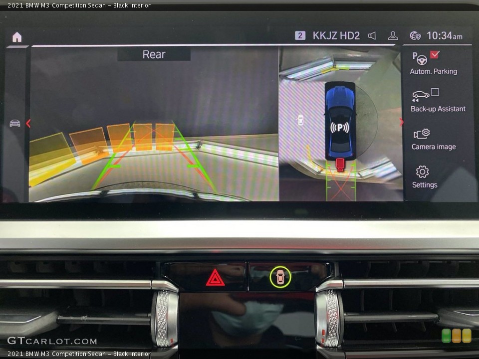 Black Interior Controls for the 2021 BMW M3 Competition Sedan #141445217