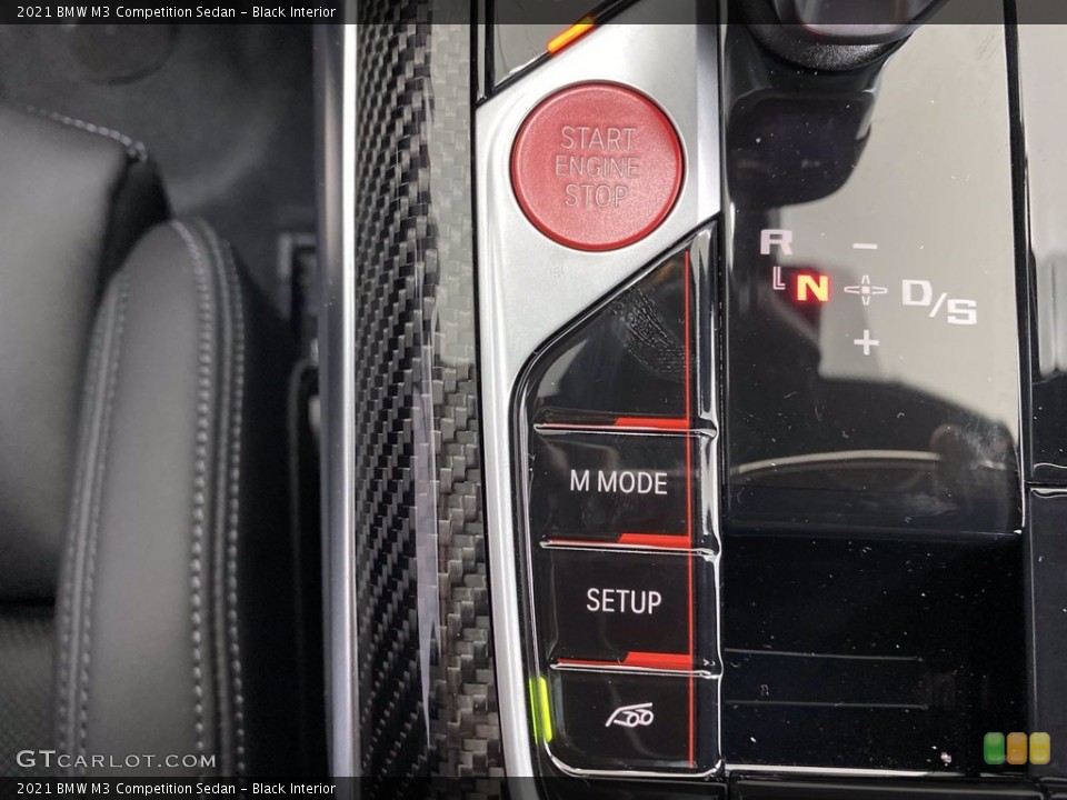 Black Interior Controls for the 2021 BMW M3 Competition Sedan #141445275
