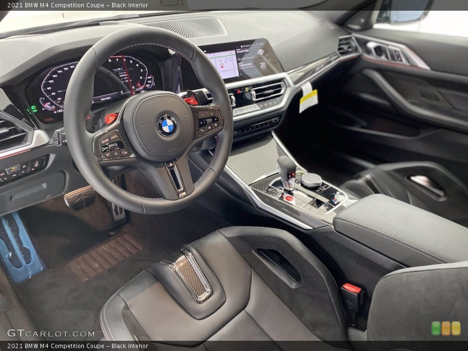 Black Interior Photo for the 2021 BMW M4 Competition Coupe #141445583