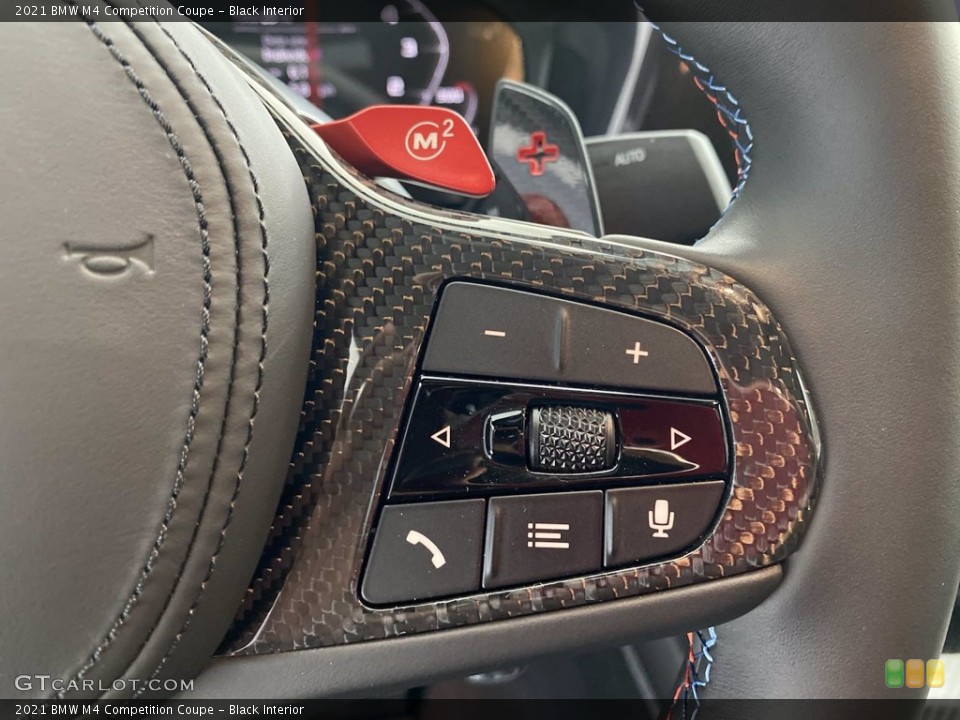 Black Interior Steering Wheel for the 2021 BMW M4 Competition Coupe #141445659