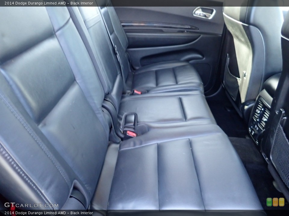 Black Interior Rear Seat for the 2014 Dodge Durango Limited AWD #141453568