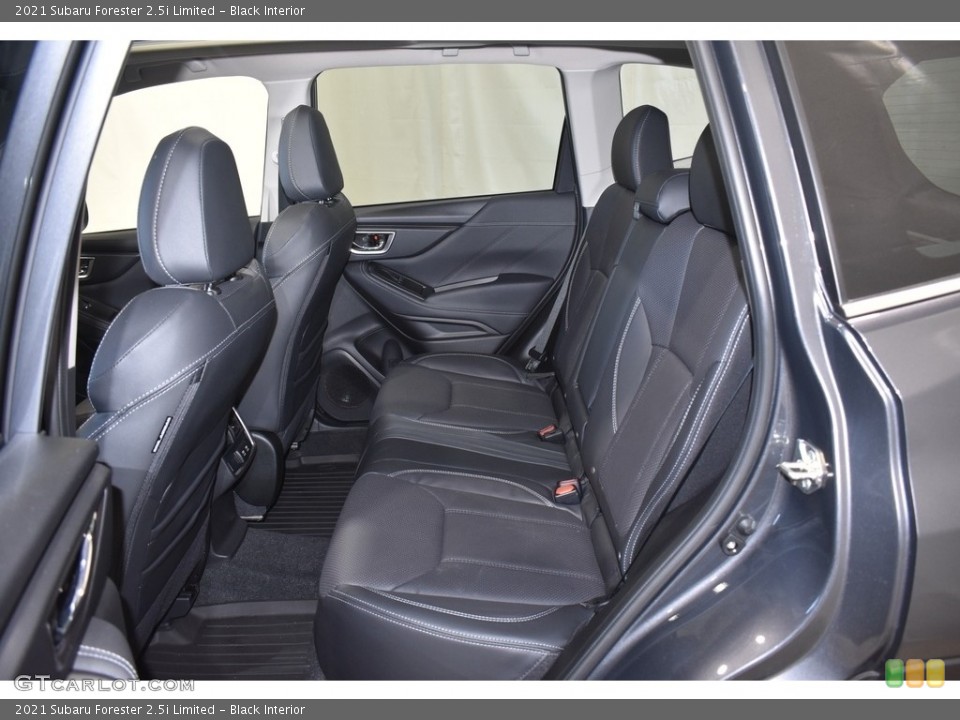 Black Interior Rear Seat for the 2021 Subaru Forester 2.5i Limited #141454272