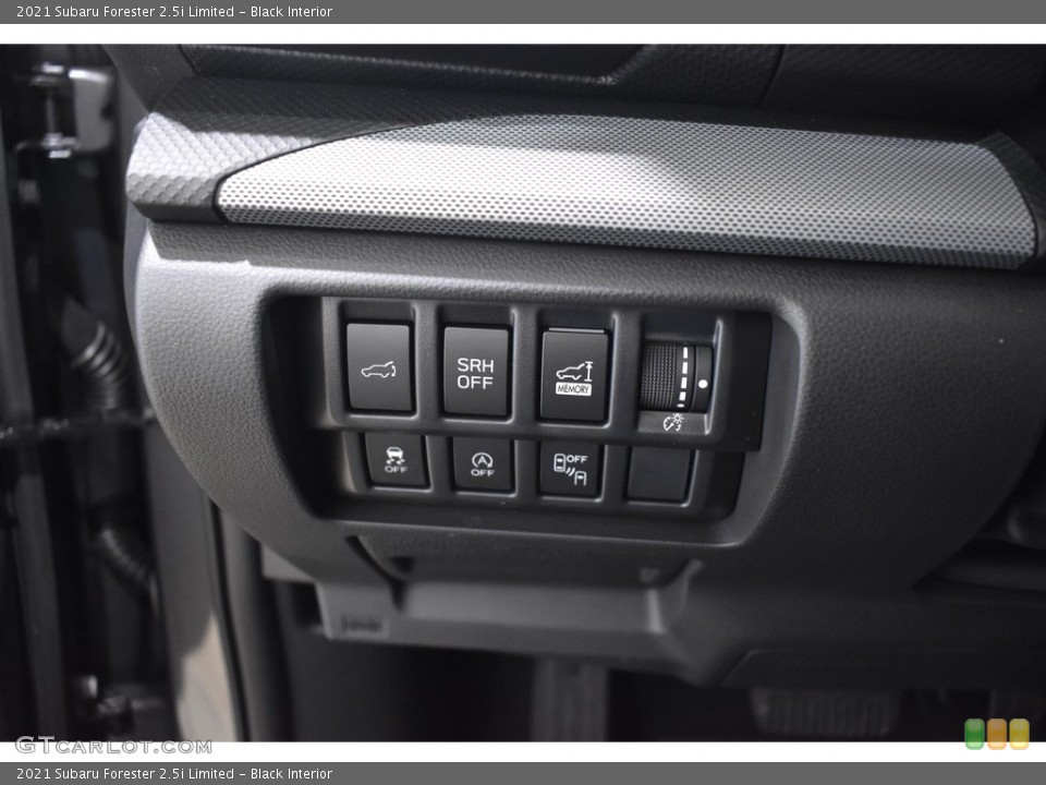 Black Interior Controls for the 2021 Subaru Forester 2.5i Limited #141454334
