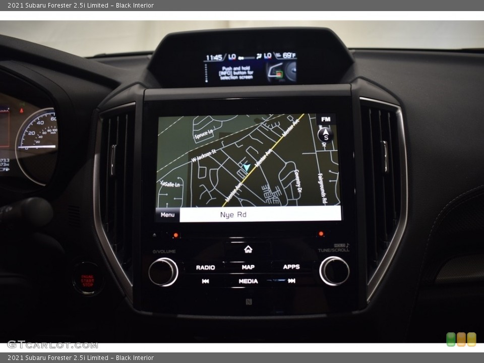 Black Interior Navigation for the 2021 Subaru Forester 2.5i Limited #141454379