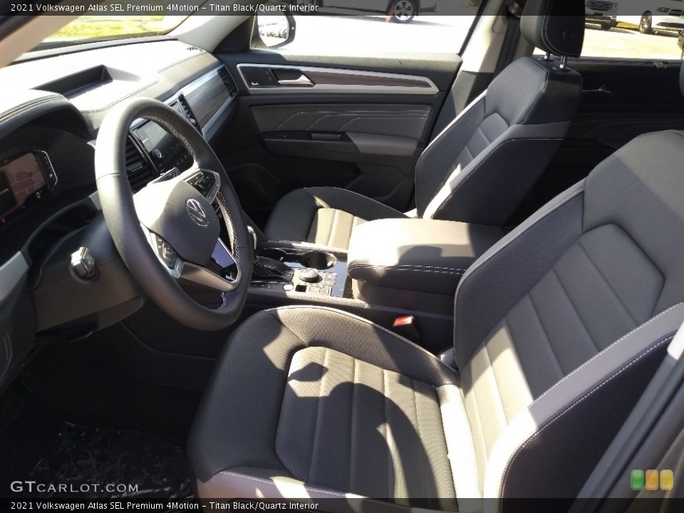 Titan Black/Quartz Interior Photo for the 2021 Volkswagen Atlas SEL Premium 4Motion #141455048