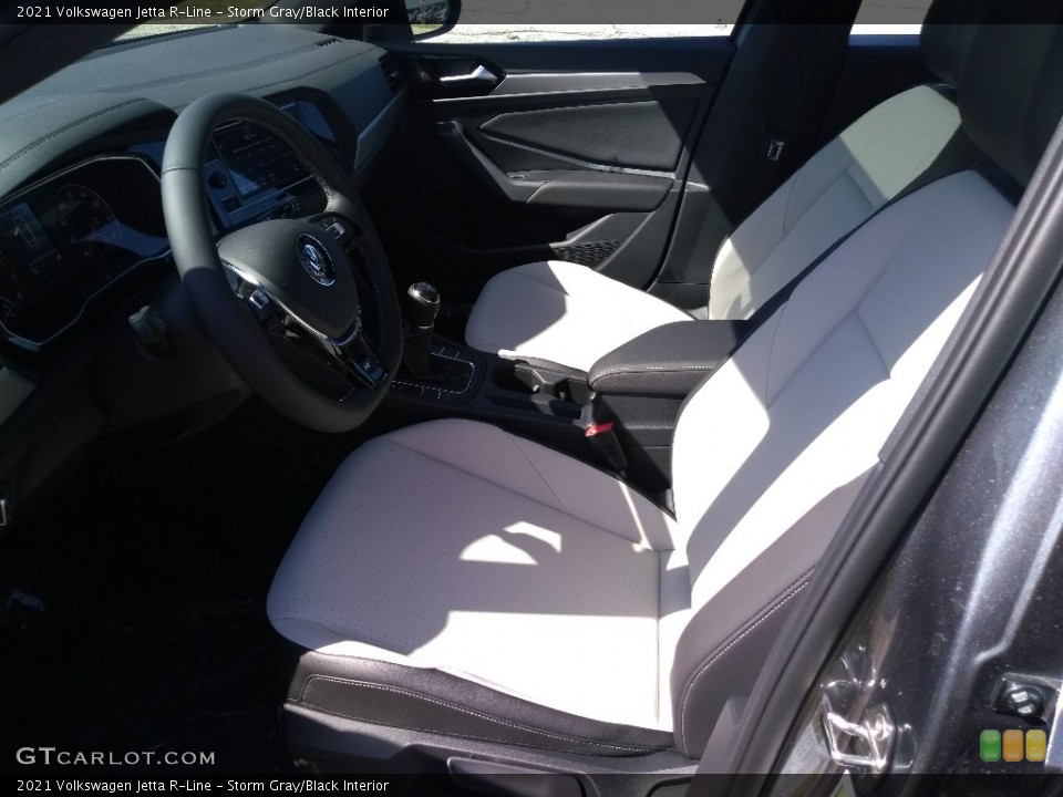 Storm Gray/Black Interior Photo for the 2021 Volkswagen Jetta R-Line #141455783