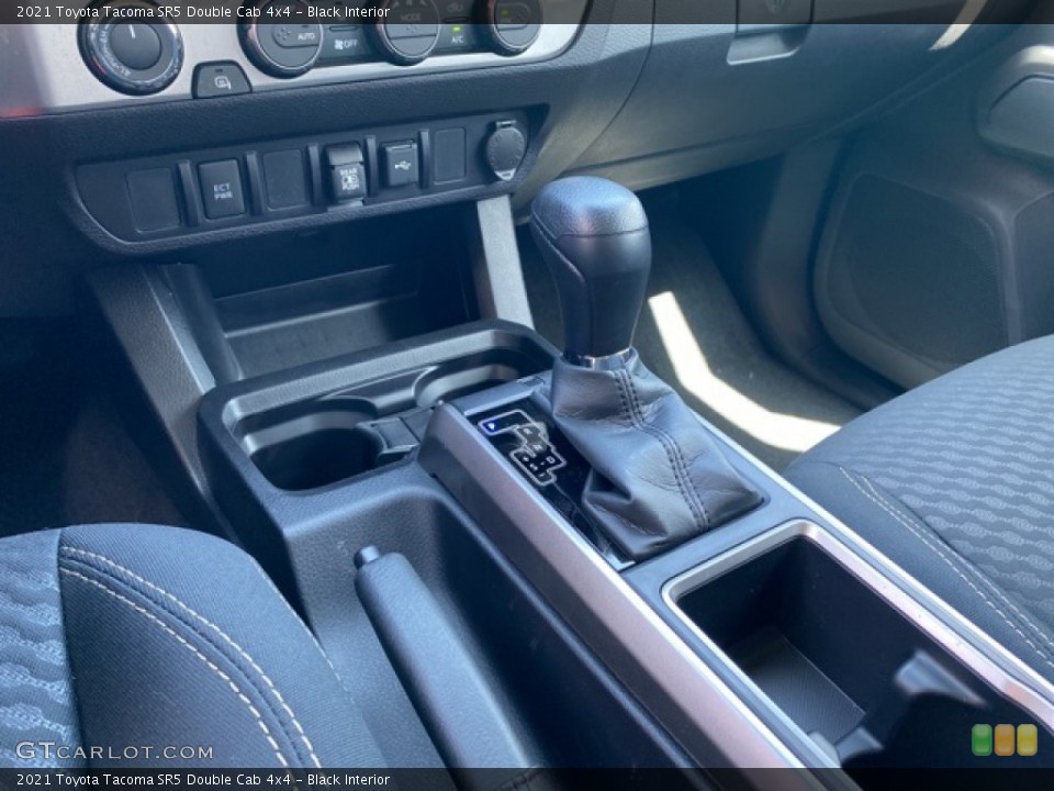 Black Interior Transmission for the 2021 Toyota Tacoma SR5 Double Cab 4x4 #141456008