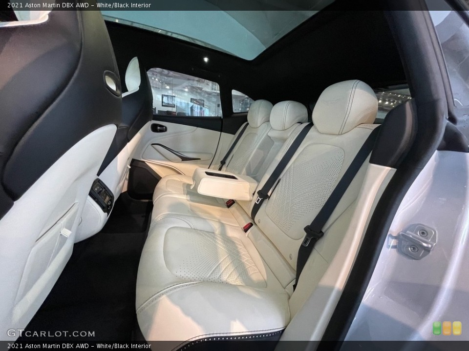 White/Black Interior Rear Seat for the 2021 Aston Martin DBX AWD #141456080
