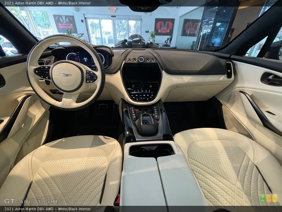 White/Black Interior Photo for the 2021 Aston Martin DBX AWD #141456107