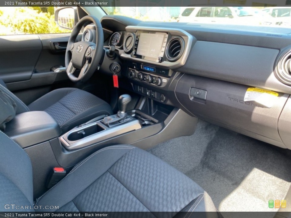 Black Interior Photo for the 2021 Toyota Tacoma SR5 Double Cab 4x4 #141456113