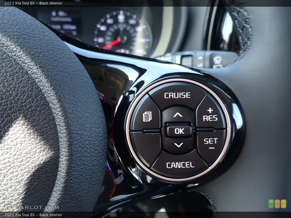 Black Interior Steering Wheel for the 2021 Kia Soul EX #141456533