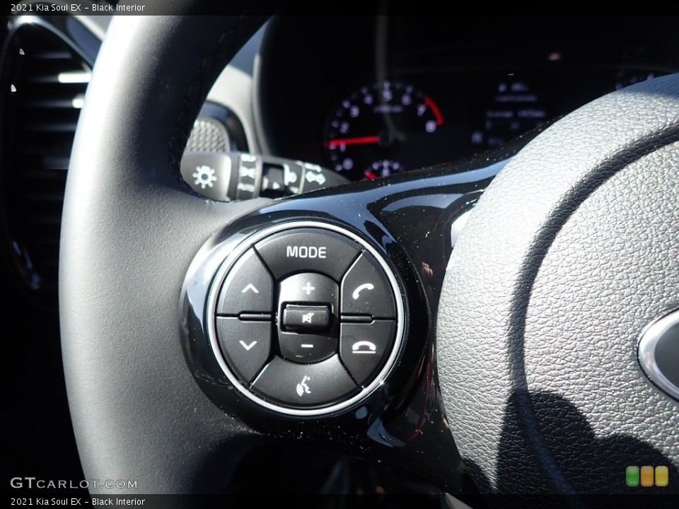 Black Interior Steering Wheel for the 2021 Kia Soul EX #141456557