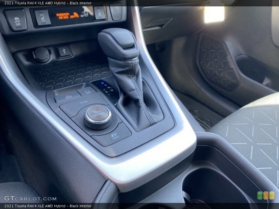Black Interior Transmission for the 2021 Toyota RAV4 XLE AWD Hybrid #141456692