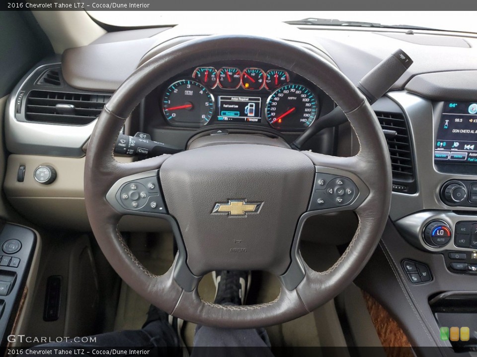 Cocoa/Dune Interior Steering Wheel for the 2016 Chevrolet Tahoe LTZ #141458489