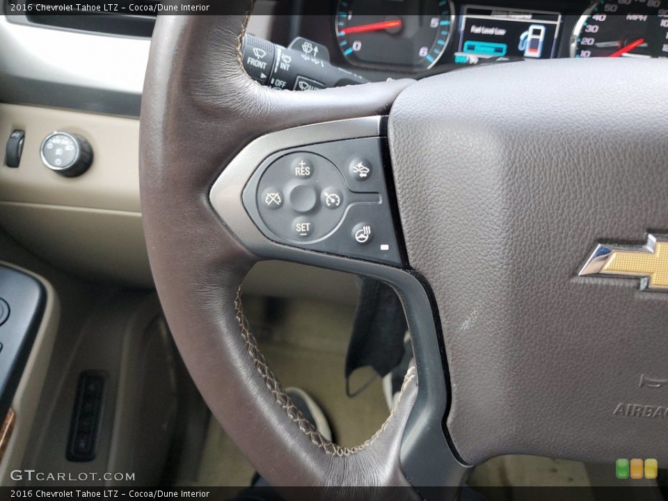 Cocoa/Dune Interior Steering Wheel for the 2016 Chevrolet Tahoe LTZ #141458519