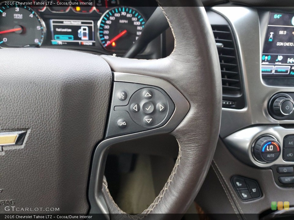Cocoa/Dune Interior Steering Wheel for the 2016 Chevrolet Tahoe LTZ #141458540