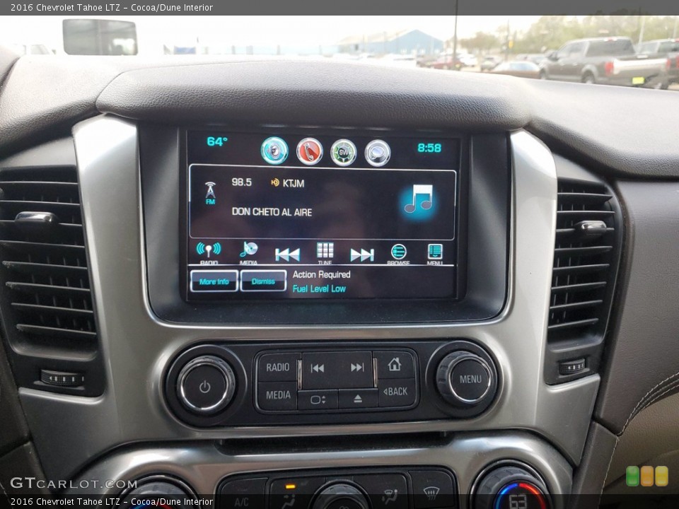 Cocoa/Dune Interior Controls for the 2016 Chevrolet Tahoe LTZ #141458585