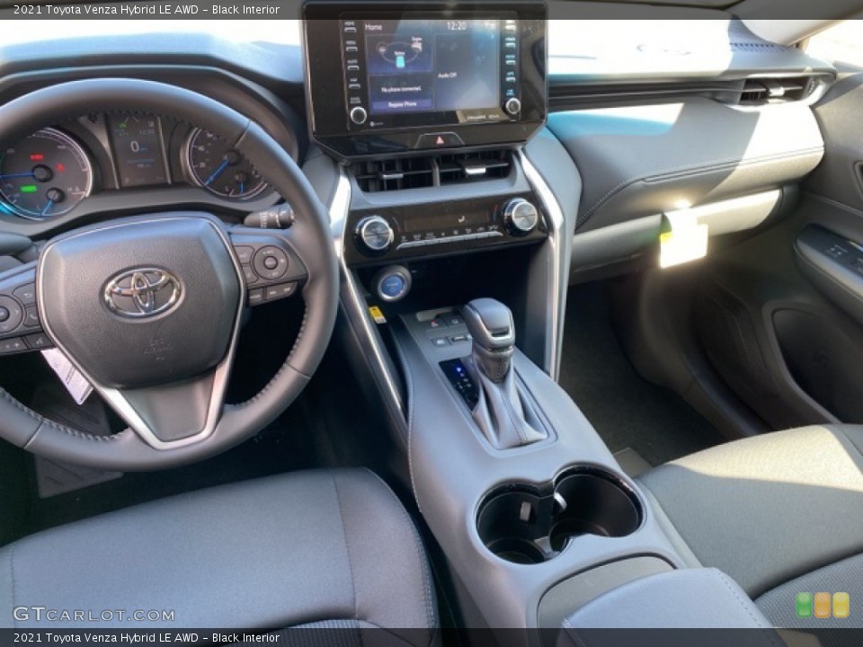 Black Interior Photo for the 2021 Toyota Venza Hybrid LE AWD #141458718